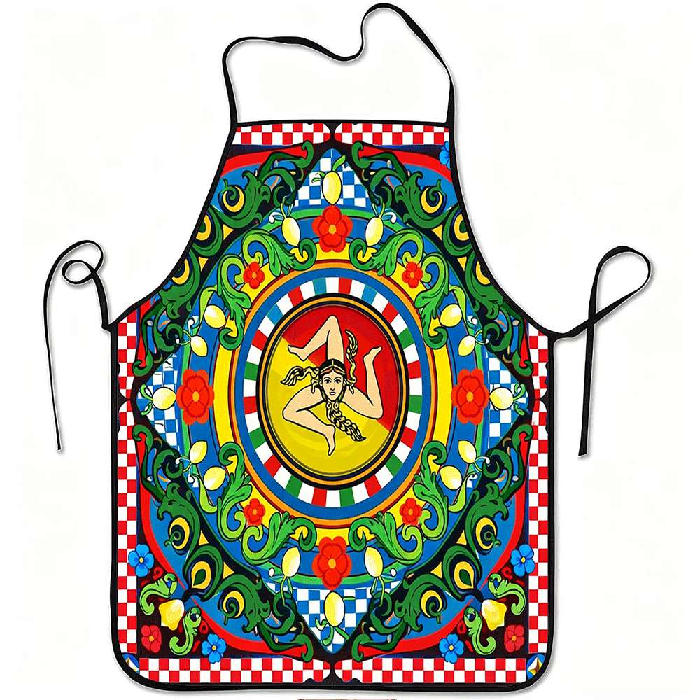 Kitchen Baking Ideas - 1 tablier à thème sicilien italien,