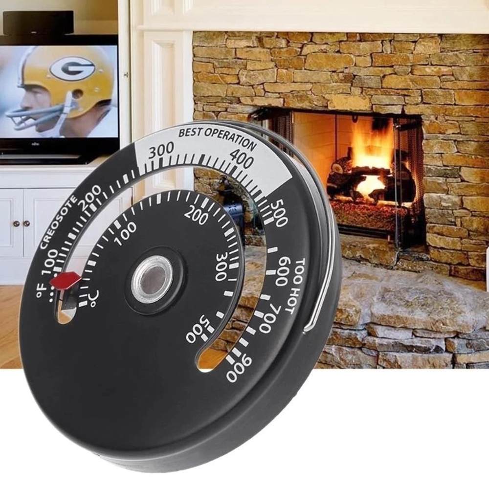 Oven Thermometer Analog - Hermomètre chaud poêle à bois magnétique
