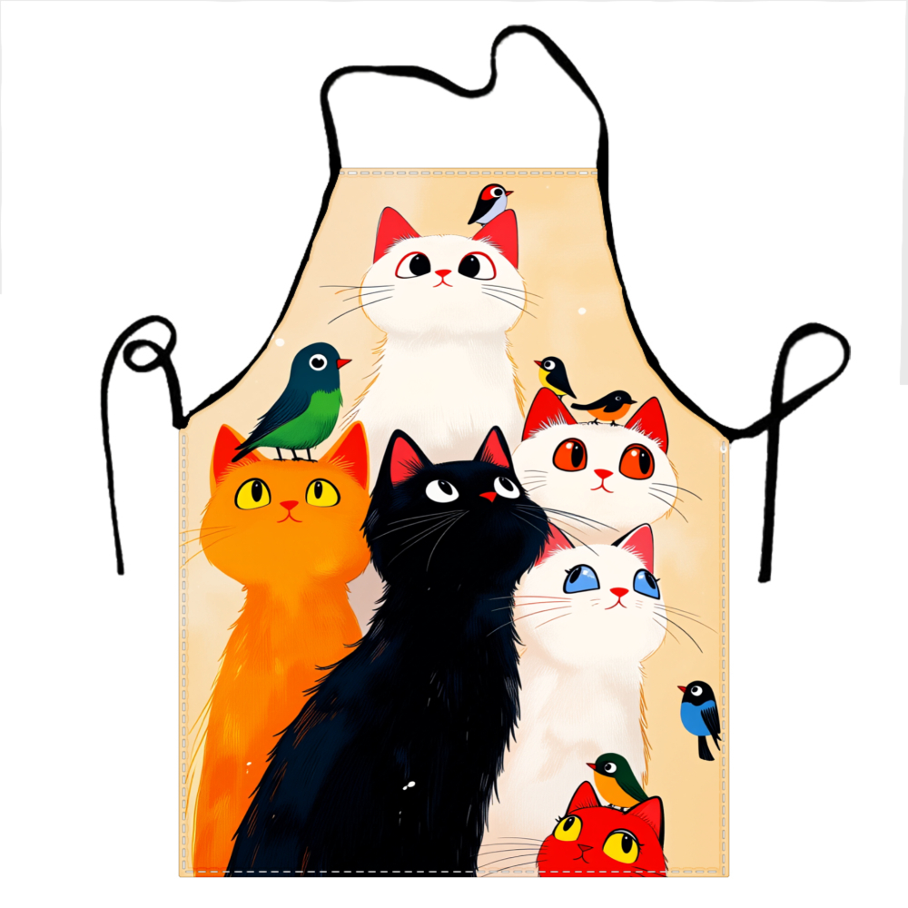 Kitchen Baking Ideas - Tablier mignon à imprimé animaux (chats