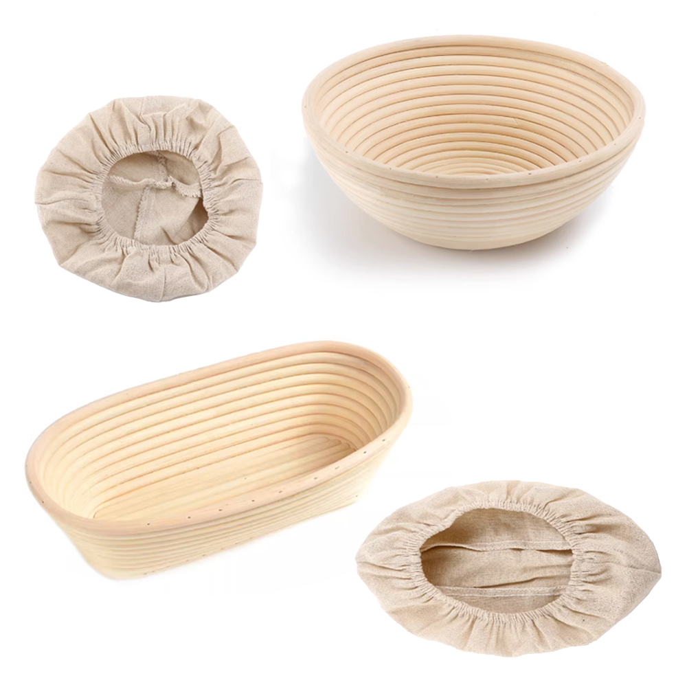 Proofing Basket Banneton - Banneton rond ou naravec doublure JxPaniers,