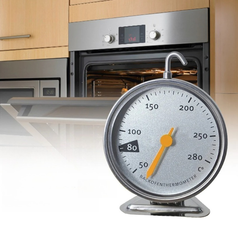 Oven Thermometer Analog - Thermomètre de four en acier inoxydable,