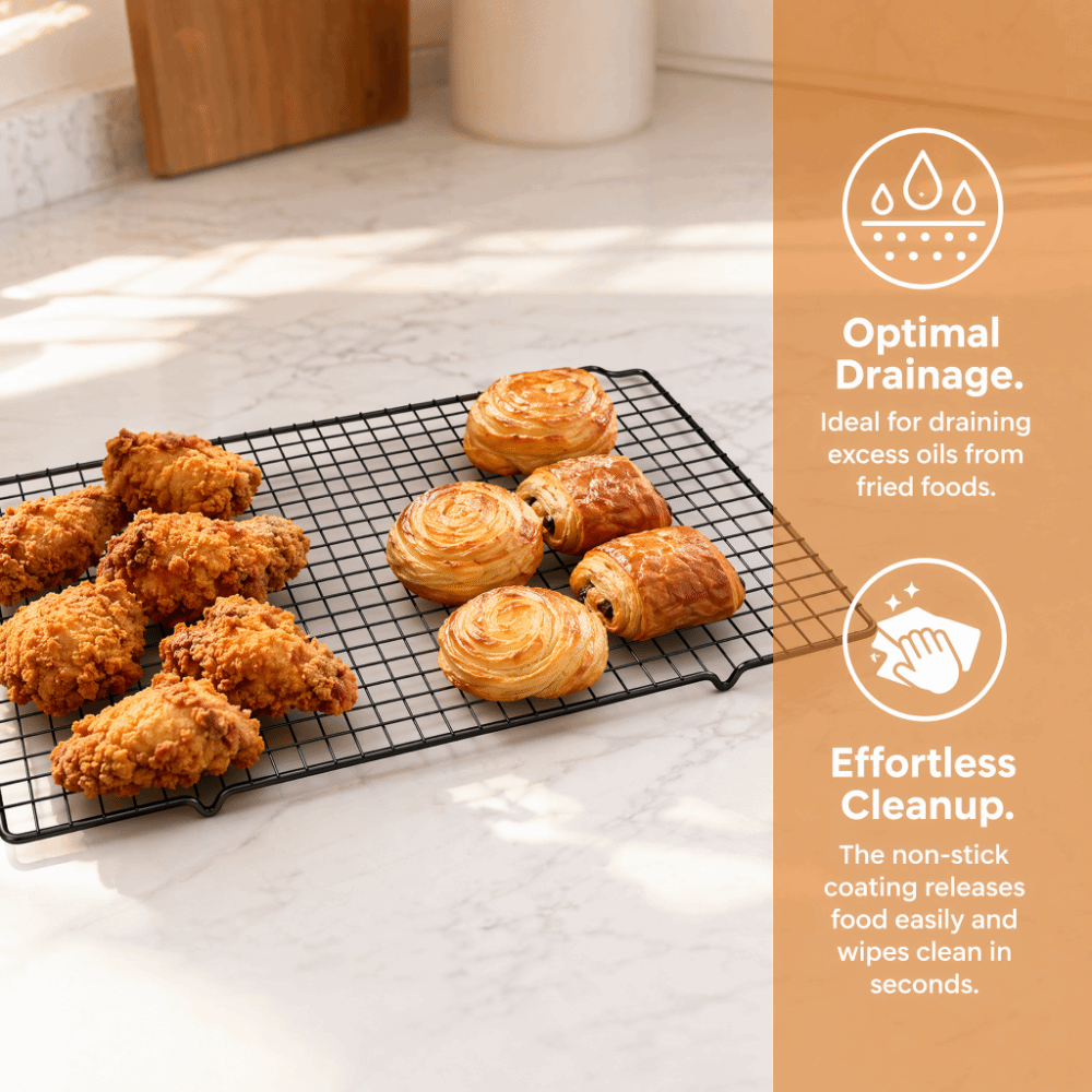 Cooling Rack Wire - Grille de cuisson en acier inoxydable,