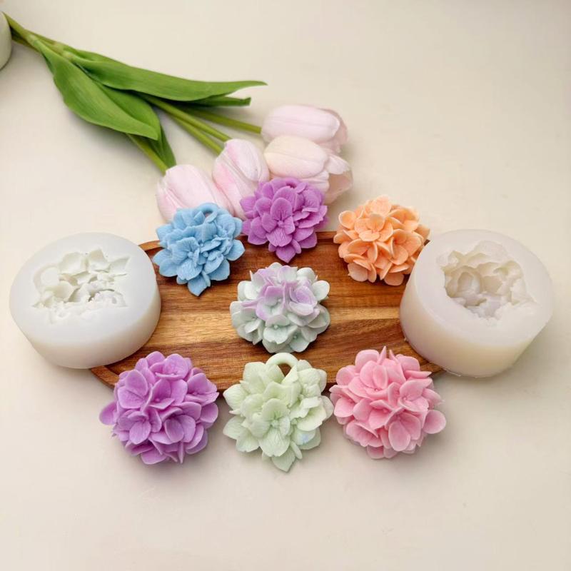 Kitchen Appliances For Baking - ● Moule en silicone Fleur d'hortensia