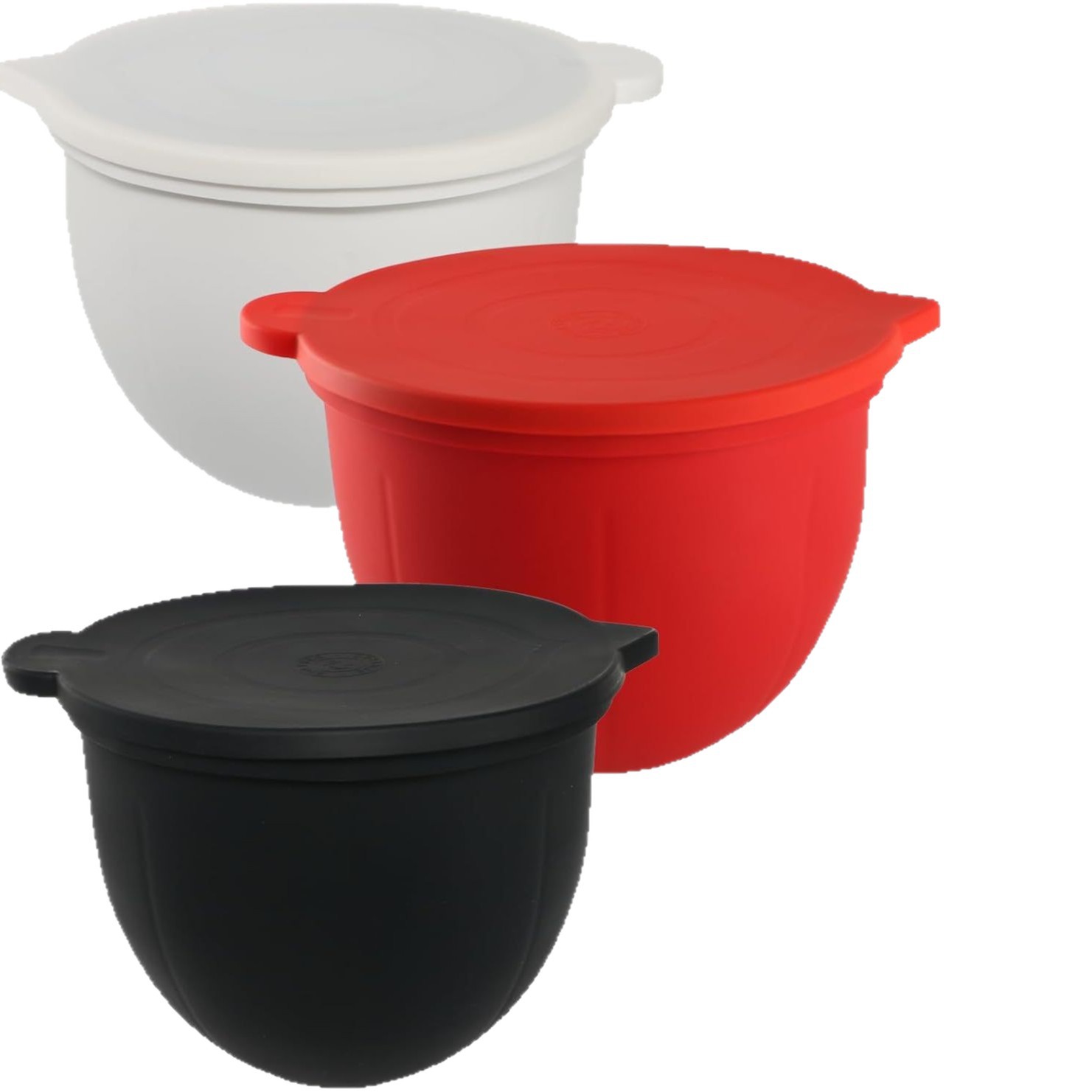Kitchenaid Baking Bowl - Bol universel en Silicone avec couvercles,