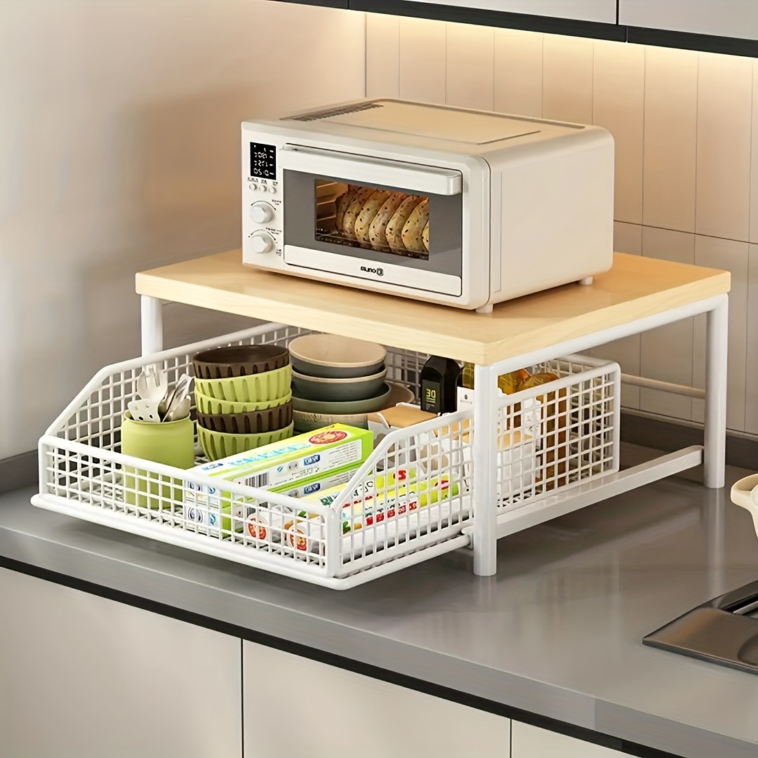 Kitchen Baking Drawer - Support vertical pour micro-ondes avec tiroir