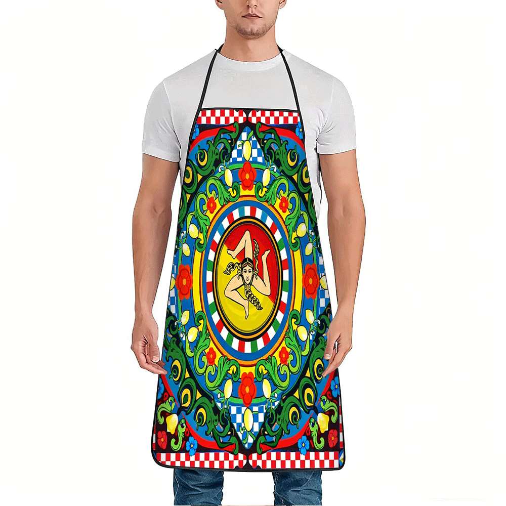 1 tablier à thème sicilien ita - Kitchen Baking Ideas avis et prix