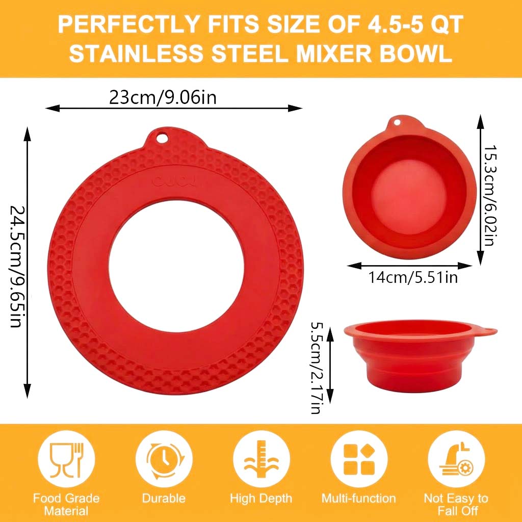 Couverture de bol en silicone  - Kitchenaid Baking Bowl avis et prix