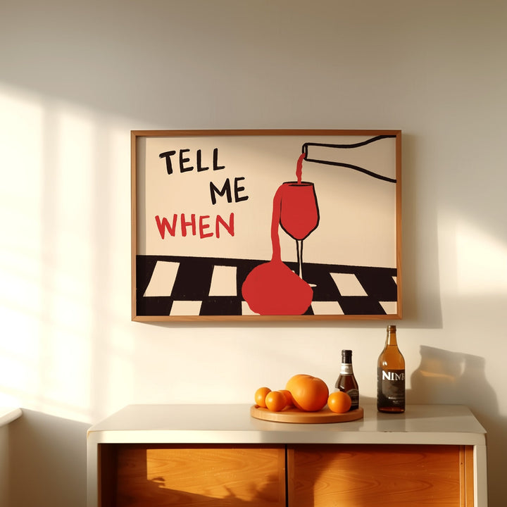 Affiche murale en toile Vintag - Kitchen Queen avis et prix