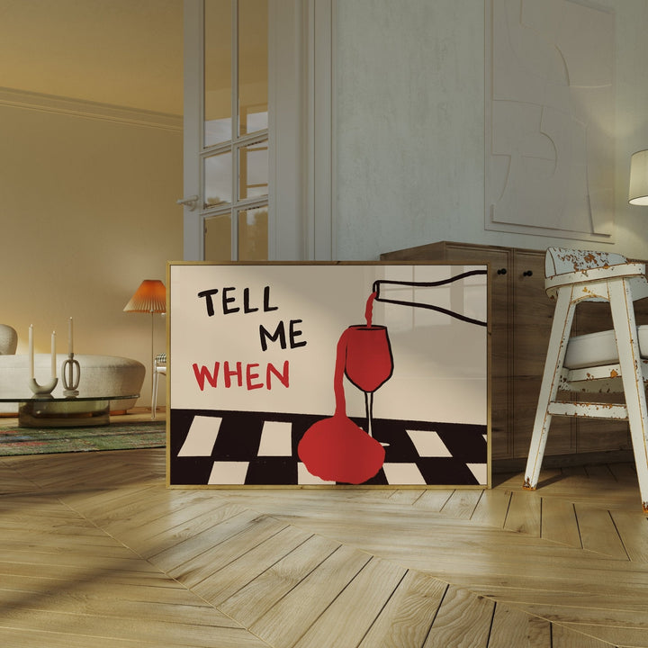 Affiche murale en toile Vintag - Kitchen Queen avis et prix