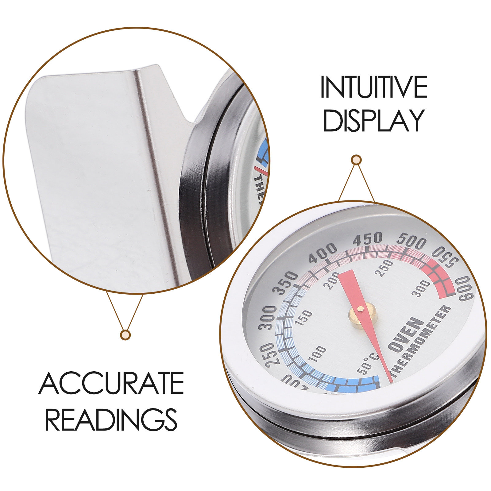 Thermomètre de four en acier i - Kitchen Tools In Baking avis et prix