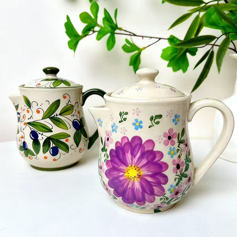 Pot d'huile de fleur en cérami - Kitchen Queen avis et prix