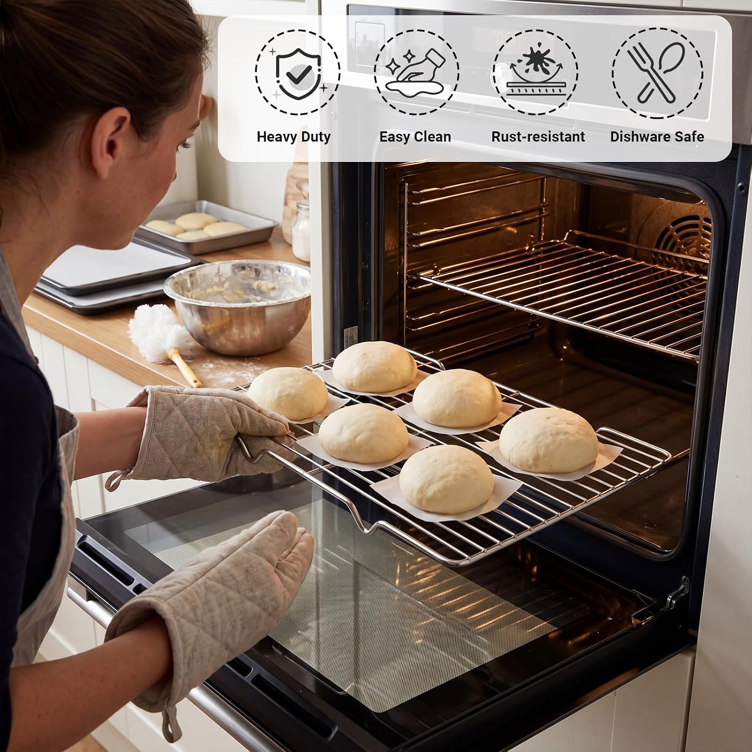 Lot de 2 grilles de refroidiss - Cooling Rack Wire avis et prix