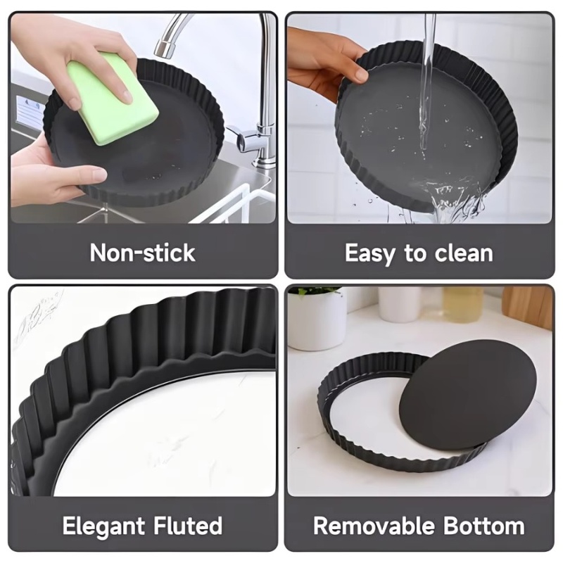 1 moule à tarte amovible à fon - Kitchen Appliances For Baking avis et prix